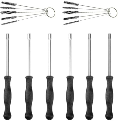 Aoreun Herramientas de Ajuste de carburador, Paquete de 12 Destornillador Carburador Motosierra para Carburador Juego de destornilladores Herramientas