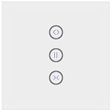Jinvoo Interruttore dell'otturatore intelligente per Alexa Echo e Google Home, iOS / Android (richiede 1 driver neutro) 2,4 Ghz
