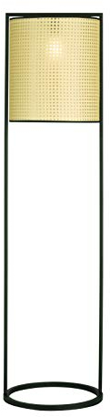 Fischer & Honsel Stehleuchte Tyler 1x E27 max. 60,0 Watt, schwarz, 40258, 40 x 40 x 150 cm (LxBxH)