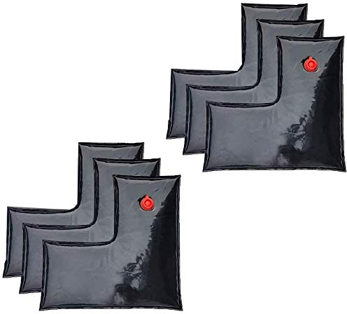 well2wellness® 6 x Pool Beschwerungssack Winkel - Wassersack Winkel zur Beschwerung von Pool Abdeckplanen