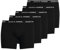 Jack & Jones Herren 5-er Stück Pack Boxershorts | Trunks Set Stretch Hose | Basic Unterwäsche JACHUEY, Farben:Schwarz, Größe:5XL