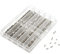 CENPEK Lot de 600 vis de réparation pour boîtier arrière de montre 10 types 1,6 à 6 mm en acier inoxydable