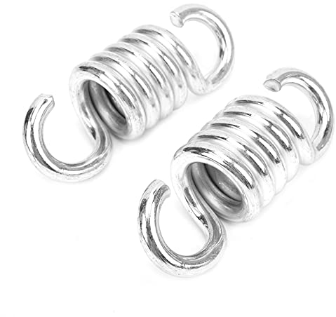 Zugfeder Schwingfeder, 2 Stück 8 mm Robuste Schaukelfeder, Zwei Haken Hänge-Feder, Zugfeder Hängesessel für Hängestühle für Hängematten