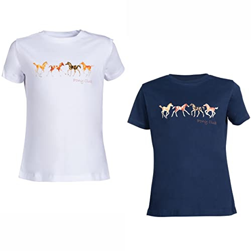 HKM Unisex Kinder Pony Club T-Shirt