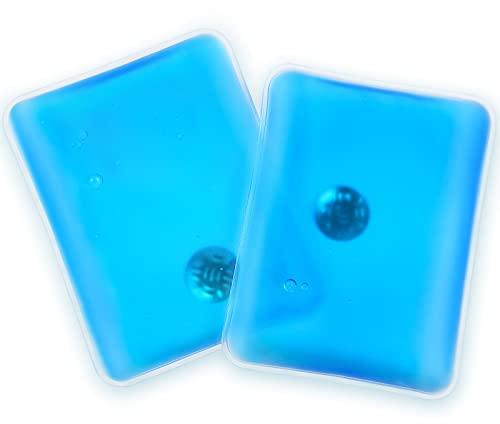 Vicloon Reusable Hand Warmers, 2PCS Instant Hand Warmers, Reusable Gel Click Heat Pads for Cold Hands Heat Pads Pocket Warmers, Perfect For Football, Skiing, Sports, Outdoor Activities