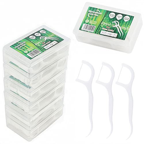 YIKAOMAI Palillos de Hilo Dental Con Diseño en Forma de Y - Flossers Desechables Para Cuidado Dental (300 Unidades)