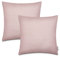 Paco Home 2er Set Kissenbezug 45x45 Dekokissen Kopfkissen Kissenhülle Wetterfest Mehrfarbig Zierkissenbezug Outdoor, Farbe:Pink, Sets:2pcs-Set