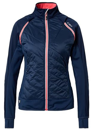 CMP Damen Sleeves Softshell Jacke, Bianco, 38, Weiß