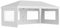 Outsunny 3 x 6m Garden Pop Up Gazebo, Height Adjustable Marquee Party Tent with Sidewalls, Storage Bag, White