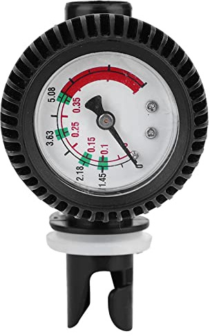 Manometro Aria 0-5 PSI per Kayak, Gommone, Tavola Surf, con Adattatore per Pompa, LCD Digitale, Compatto e Portatile