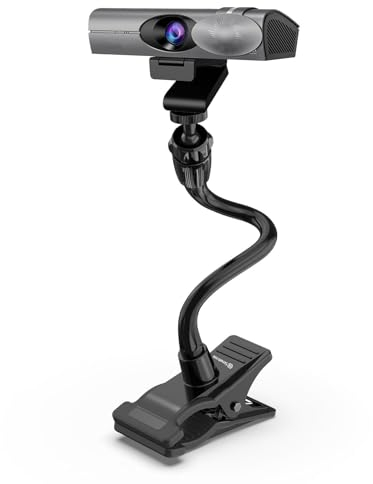 Smatree Webcam Mount Flexible Gooseneck Stand for Webcam, Compatible para NexiGo N660P N680P N930E N940P N950P N960P N980P y Otros Dispositivos con Rosca de 1/4 (Webcam no incluida)