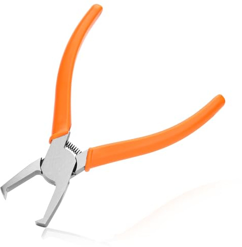 LEONTOOL 90 Degree Transverse End Cutter - Side Cutting Pliers with Extra Long Flat Nose Flush Cutter, 0.39 Inches Cutting Edge for Tight Places