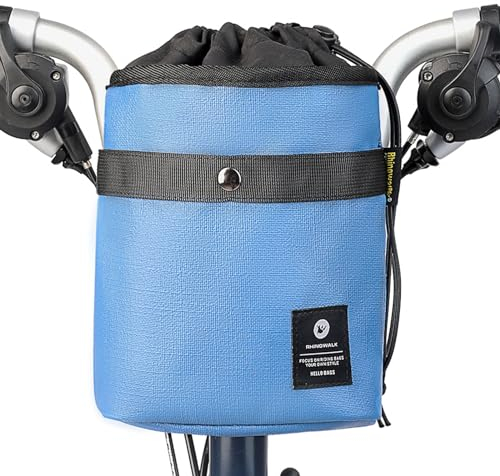 BAIGIO 3.5L Lenkertasche für Fahrrad Multifunktional Fahrradtaschen Vorne Lenker Klein Vordertasche E-Scooter Lenkradtasche Umhängetasche Schultertasche für Kinder Damen und Herren, Blau