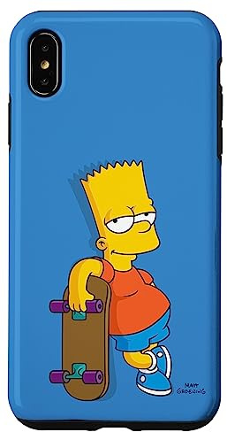 The Simpsons Bart Simpson Sky Blue Case for iPhone XS Max
