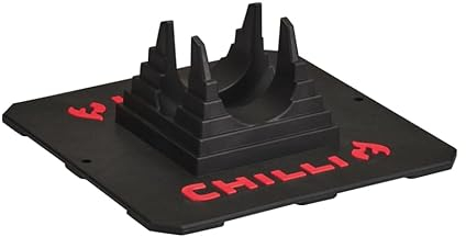 Chilli Pro Scooter™ Ständer für Chilli Stuntscooter I Halter zum Abstellen von Stunt-Scooter I Radgröße 100-125mm (Black/Red)