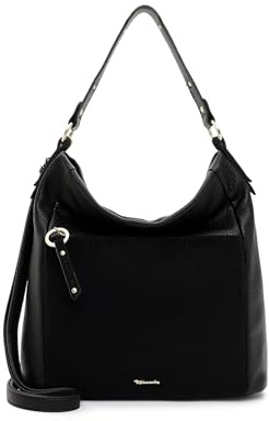 Tamaris Caro Damen Schultertasche Synthetik schwarz