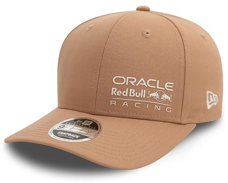 Red Bull Racing F1 Seasonal 9Fifty Snapback Pre Curve Baseball Cap Erwachsene - Beige Braun - Offizielles Merchandise, braun, S/M