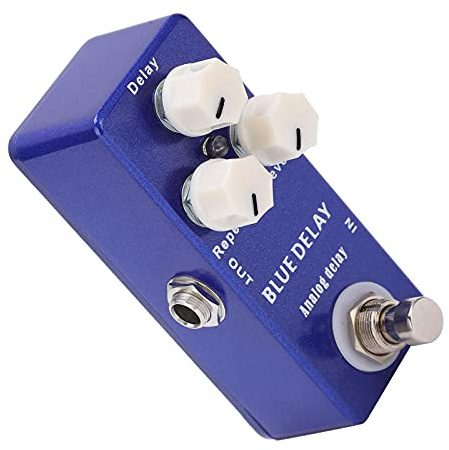 Gitarren-Delay-Pedal, Boss Delay-Pedal, Gitarren-Effektpedal, Gitarrenpedal Mini Blue Delay Analog True Bypass für E-Gitarren