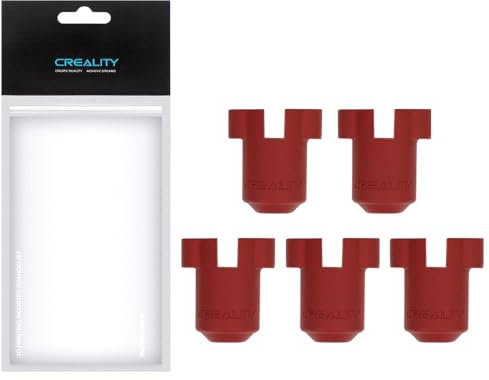 Creality Offizielle K1C Silikonsocke, 5 STK Ender 3 V3 Silikonabdeckung, Hotend Wärmedämmgehäuseabdeckung Heizblockabdeckung für Creality Ender 3 V3 Plus/Ender 3 V3 KE/Ender 3 V3 SE/K1C/K1/K1 Max