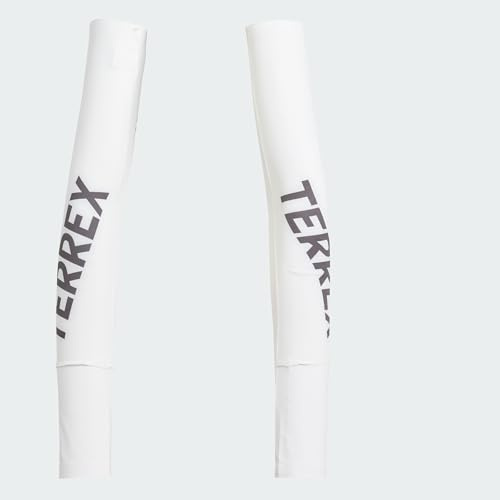 adidas Unisex TERREX CLIMACOOL TRAIL RUNNING ARMSLEEVES, White/Black, S