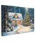 MuchoWow© Weihnachtsdeko Leinwandbild Groß 120x80 cm XXL Dekoration Wohnzimmer Bilder Pictures Weihnachtsgeschenke Decoration Living Room Deko Moderne Bild Geschenke Weihnachten - Weihnachtsbaum - Win