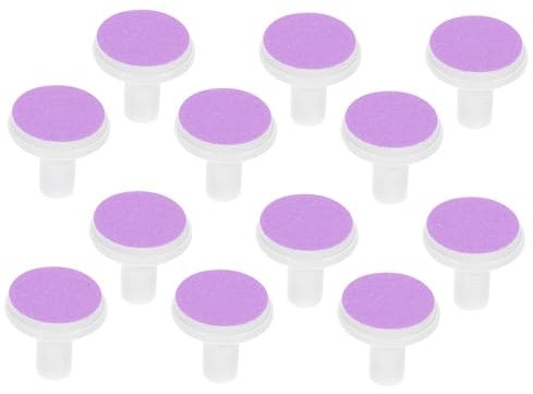 LALADEFIEE 12pcs Nail File Pads Electric Nail Grinding Heads for Boy Girl Accessory