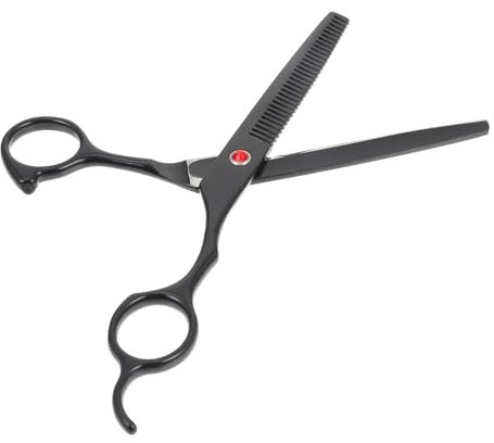 Friseurschere Zähne Schere Zähne Effilierschere Rostfreier Stahl Black Generisch
