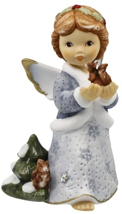 Goebel Engelfigur Flinke Besucher - Winterengelchen Nina & Marco