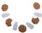 BESPORTBLE 2 Stück Kekse Und -Geburtstagsparty-Girlande, Keks- Und -Thema, Happy Birthday-Banner Für, Babyparty-Dekorationen