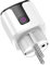 Qerwsdty Prise Intelligente 20A Tuya Wifi Prise Intelligente Alimentation AC100-240V Prise Home Prise de Synchronisation Vocale Tuya Smart Life PRISE UE A