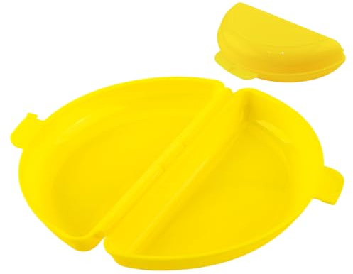 Pocheuse à œufs – Moules à œufs pochés | Coquetier à œufs | Cuiseur à micro-ondes | Cuiseur à vapeur pour œufs | Gadget de cuisine pour four à micro-ondes, four à vapeur avec couvercle