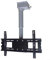 Staffa di montaggio TV da soffitto regolabile, supporto motorizzato per TV, meccanismo di sollevamento TV con telecomando, per TV a schermo grande da 26 a 70 pollici, 2 metodi di installazione (40 cm)