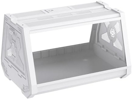 Terrarium für Reptilienwachstum, 27,7 cm, für Reptilien, Lebensraumzuchtbox, großes belüftetes Gehege, Aquarium-Stil, Pflege für Schildkröten, Frösche, Spinnen, Schlangen, Schildkröten