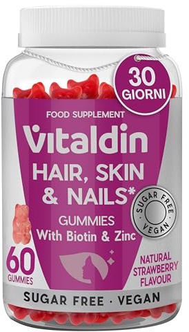 VITALDIN Biotin Gummies Haare, Haut & Nägel Zuckerfrei - 60uds