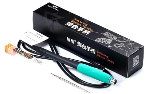 MINIWARE TS-210 Hochwertige Lötkolbenstation Griff KU Tips 6-poliger Stecker 100 W max. 2 Sekunden bis 300 °C Für TS1M-Lötstation