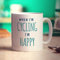 Printster When I'm Cycling I'm Happy Mug - 11oz Ceramic Cup
