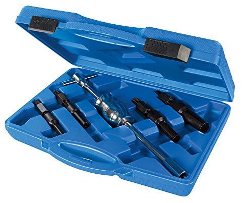 Silverline 297941 Set per L'Estrazione dei Cuscinetti Interni, Argento, 12-32 mm, Set di 5 Pezzi