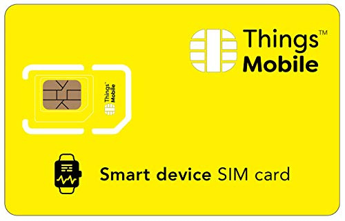 SIM-Karte für SMART Device/INTELLIGENTES GERÄT - Things Mobile - mit weltweiter Netzabdeckung und Mehrfachanbieternetz GSM/2G/3G/4G. Ohne Fixkosten und ohne Verfallsdatum. 10 € Guthaben inklusive