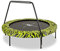 EXIT Toys Tiggy Junior Trampolin mit Stange - ø140cm - Für Kleinkinder - Innen- und Außenbereich - Mit Gummibändern für sanftes Springen - Einzigartiges Design - Schwarz/Grün
