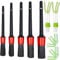 Reinigungsbürsten Set, 7 Pack, Universalbürsten mit sechs Bürstenköpfen, Bürstenset für Auto und Haushalt, PKW Reinigung Hilfe für Innen und Außen, Bürste Lüftungsschlitze, KFZ Reiniger Pinsel Kit