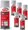 Alfa Lackspray 400 ml für Innen und Außen - Sprühlack zum Lackieren und Dekorieren, hohe Deckkraft Farbspray, Sprühdose, Made in Germany (6, RAL 9006 Weißaluminium Hochglanz)