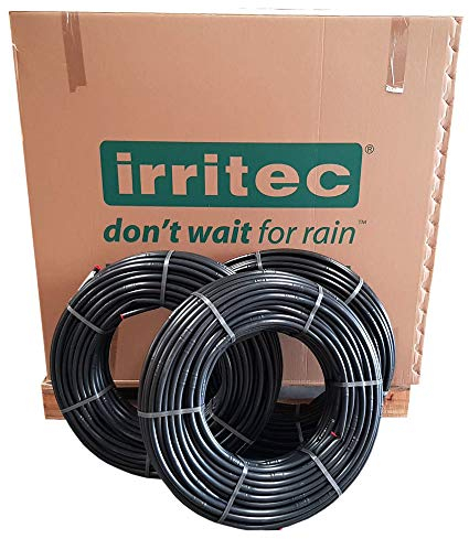 Flexibler Bewässerungsschlauch mit integrierten Tropfern 16 mm 0,33 m x 100 m je Rolle, schwarz (PACK 1800 m = 18 Rollen)