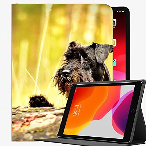 Für iPad Pro 9.7 Fallabdeckung, Miniaturschnauzer Schnauzer Dog Case Slim Shell Cover für iPad Pro 9.7