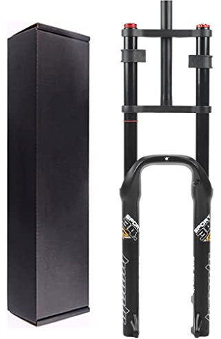 VPPV Forcella Ammortizzata Bici 26 Pneumatico 4.0 per Motoslitta/ATV Mountain Bike QR 135mm Doppia Spalla Discesa Corda Doppia Ammortizzatore MTB/AM (Size : 26 inch)