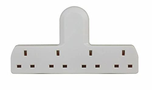 Mr.Gadget's Solutions 4 Gang Extension Socket Multi Plug 4 Way 13a Mains Power Adaptor