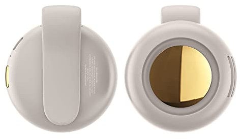 Wearable Fan, Mini Bladeless Fans Portable Air Cooler USB Clip On Cooling Air Conditioner Handheld Neck Fan Personal Traveling Sports Fan Rechargeable Hands Free Fans for Outdoors (white)