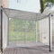 WHFTD PVC Rollos Balkon Fenster PVC-Rollläden Mit Armaturen, Wasserdicht Transparent Horizontale Rollo-Jalousie Für Außen Pavillon Büro,2.2 * 2m