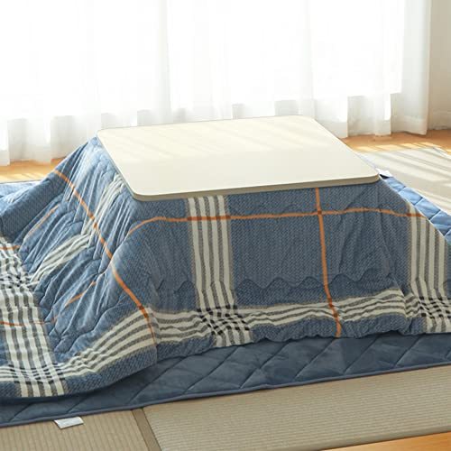 4 Stück Set Kotatsu Japanischer Warmer Tatami Tisch Klapptisch Heizung Computer Tische Kaffee Tee Wohnzimmertisch Schreibtisch Japanischen Bett Niedrigen Table Zimmer Schlafzimmer Futon Teppich