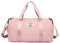 Sac de Sport Léger pour Homme et Femme, Sac de Voyage et Sac à Main, avec Compartiment à Chaussure et Compartiment Humide pour Sport, Fitness, L'entraînement, Voyages, Week-End et Vacances (Rose)