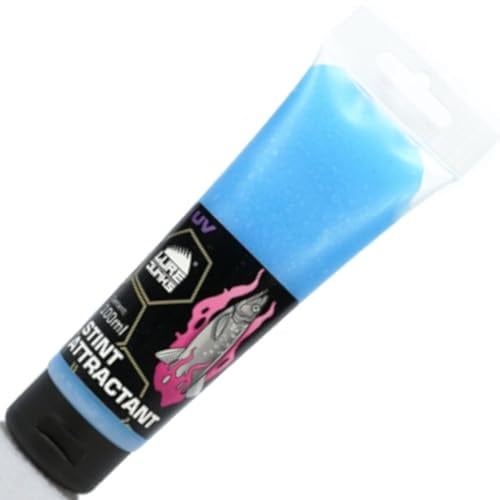 Lurejunks Attractant - 100ml Paste zum Raubfischangeln, Lockstoff, Farbe/Aroma:Blau/Stint
